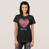 T-shirt I Love Magic Tricks Heart Image Hobby Ou Hobbyist (Devant entier)