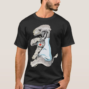 T-shirt I Love Maman Tattoo Bedlington Terrier Maman Amour
