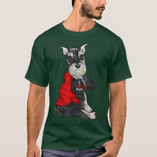 T-shirt I Love Maman Tattoo Miniature Schnauzer Amoureux d