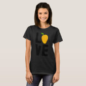 T-shirt I Love Mango Sweet Dabbing Funny Mango Fruit Love (Devant entier)