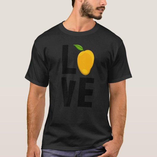 T-shirt I Love Mango Sweet Dabbing Funny Mango Fruit Love (Devant)