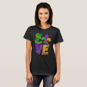 T-shirt I Love Mardi Gras Funny Parties scintillant Mardi (Devant entier)