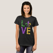 T-shirt I Love Mardi Gras T Shirt Mardi Gras Shirt For Gir (Devant entier)