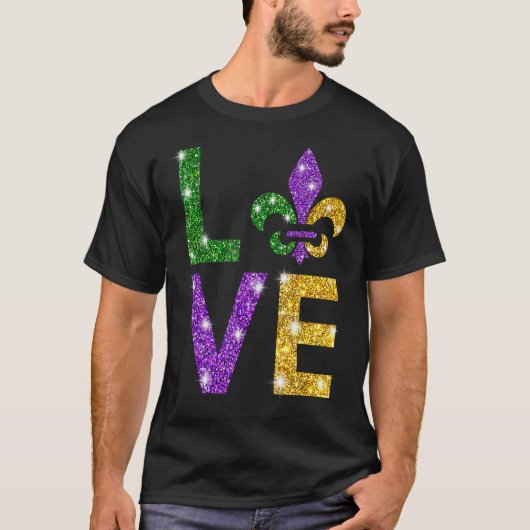 T-shirt I Love Mardi Gras T Shirt Mardi Gras Shirt For Gir (Devant)