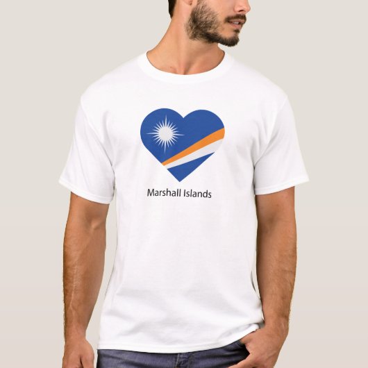 T-shirt I Love Marshall Islands (Devant)