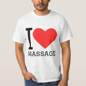 T-shirt I love massages (Devant)