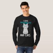 T-shirt I Love Math and Cats     Probability (Devant entier)
