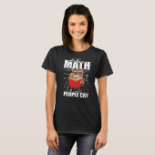 T-shirt I Love Math Enseignant Mathématiques Enseignement (Devant entier)