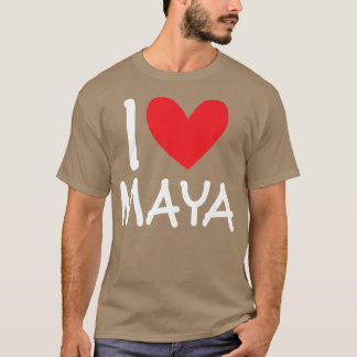 T-shirt I Love Maya