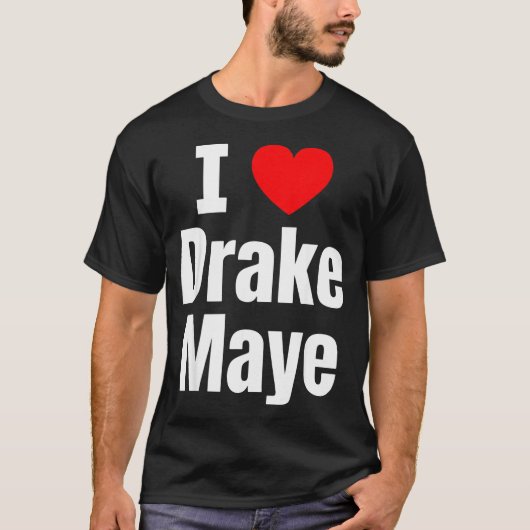 T-shirt I Love Maye Football Fan  (Devant)