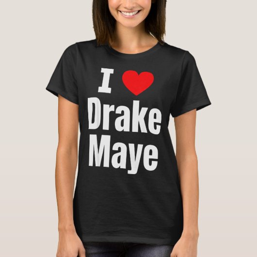 T-shirt I Love Maye Football Fan (Devant)