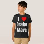 T-shirt I Love Maye Qb Football Fan  (Devant entier)