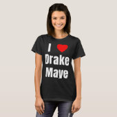 T-shirt I Love Maye Qb Football Fan  (Devant entier)