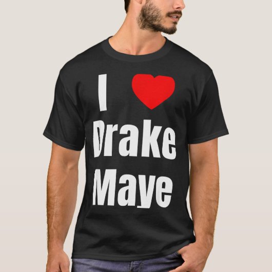 T-shirt I Love Maye Qb Football Fan  (Devant)