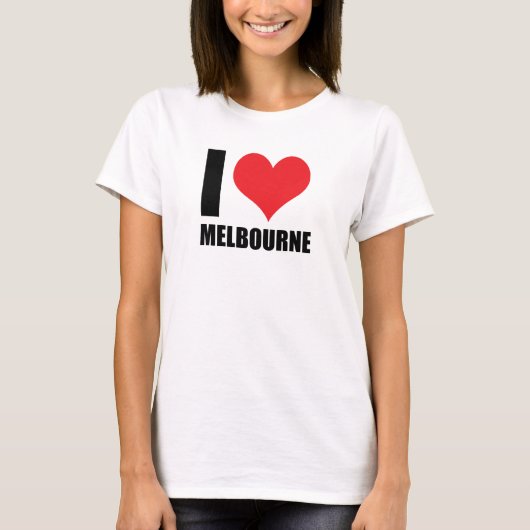 T-shirt I Love Melbourne (Devant)