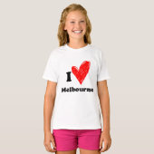 T-shirt I Love Melbourne (Devant entier)