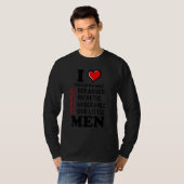 T-shirt I Love Men Check All That Apply Deranged Pathetic  (Devant entier)