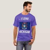 T-shirt I Love Michigan (Devant entier)