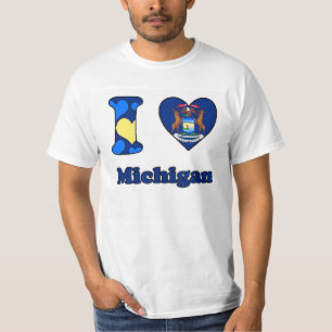 T-shirt I love Michigan