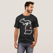 T-shirt I love Michigan 3 (Devant entier)