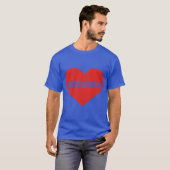 T-shirt I Love Michigan Oversized (Devant entier)