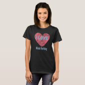 T-shirt I Love Model Building Heart Image Hobby Ou Hobbyis (Devant entier)