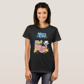T-shirt I Love Mom Distressed Arts Jeans Rock Music For Fa (Devant entier)
