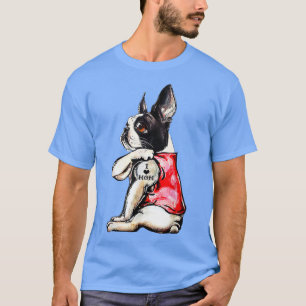 T-shirt I Love Mom Tattoo French Bulldog Fête des mères de