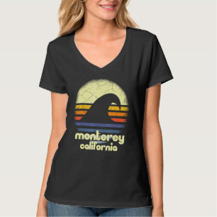T-shirt I Love Monterey Beach California Ocean Wave CA