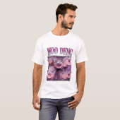 T-shirt I Love Moo Deng Bootleg Je t'aime Bouncy Pig (Devant entier)