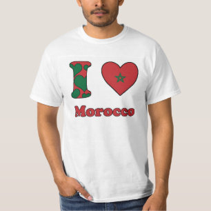T-shirt I love Morocco