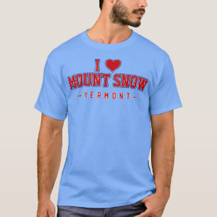 T-shirt I Love Mount Snow Vermont