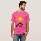 T-shirt I Love Mountains Sunset 1 Active (Devant entier)