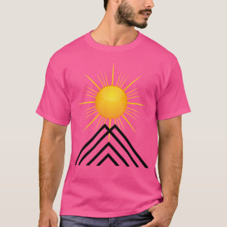 T-shirt I Love Mountains Sunset 1 Active