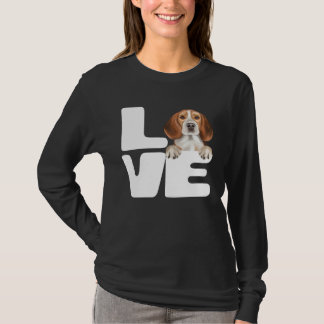 T-shirt I Love My Beagle Dog