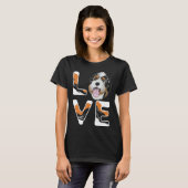 T-shirt I Love My Bernedoodle  Cute Bernedoodle (Devant entier)