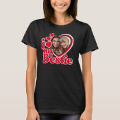 T-shirt I Love My Bestie Photo Custom (Devant)