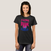 T-shirt I Love My Bisexual Boyfriend Cute Bi Pride Anniver (Devant entier)