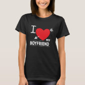 T-shirt I Love My Boyfriend (Devant)