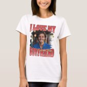 T-shirt I Love My Boyfriend bootleg valentinjour rap (Devant)