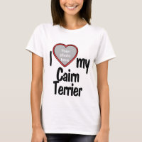 I Love My Cairn Terrier - mignon chien de coeur ro