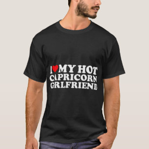 T-shirt I Love My Capricorn Girlfriend Zodiac Sign Gf