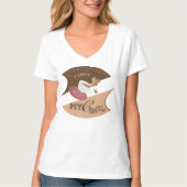 T-shirt I Love My Coffee Retro Diner Java Splash (Devant)