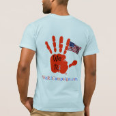 T-shirt I Love My Crazy GIRLFRIEND and Back USA Flag Logo (Dos)