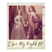 T-shirt I Love My English BF v.1