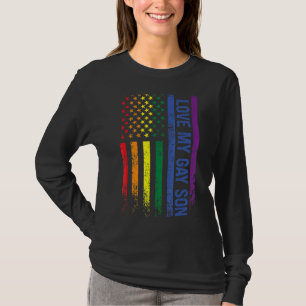 T-shirt I Love My Gay Son Lgbtq Csd Gay pride