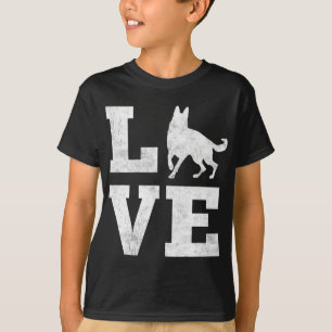 T-shirt I Love My German Shepherd Funny Pet Amoureux des c