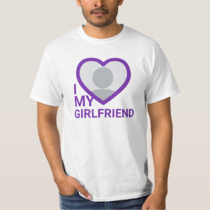 T-shirt I Love My Girlfriend Photo