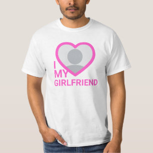 T-shirt I Love My Girlfriend Photo