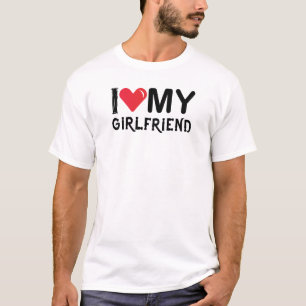 T-shirt I Love My Girlfriend-Valentines Day-Romantic-Funny